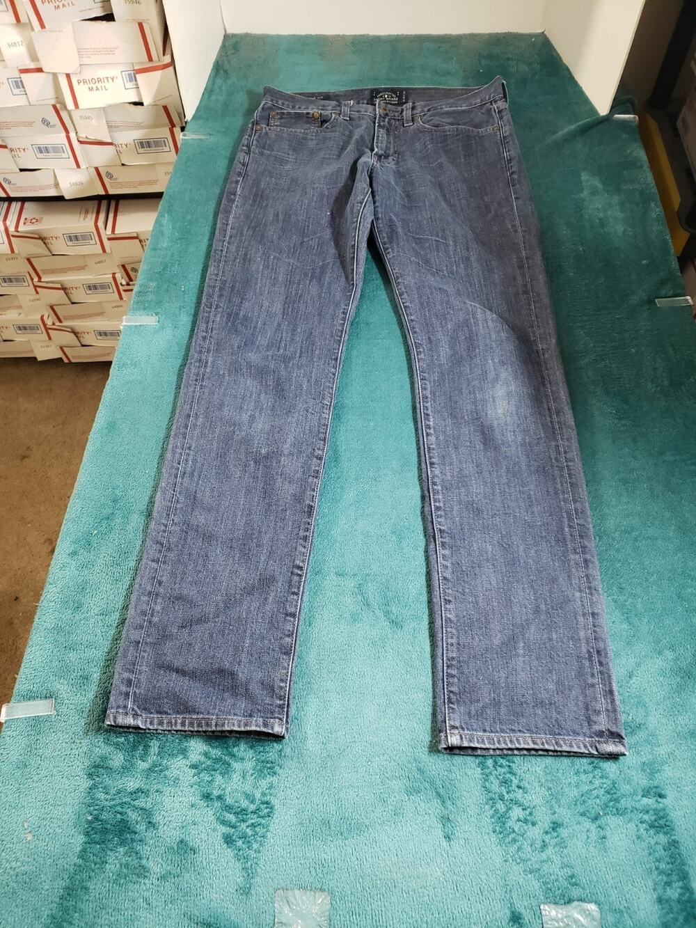 Lucky Brand Jeans Size 30x32 Mens Blue Pants Stretch 121 Heritage Slim Straight